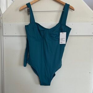 Knix Balcony Cup One Piece Swimsuit, Sz L